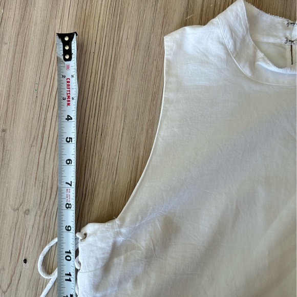 BCBGernation // Eyelet Embroidered A-line White dress Size S NWT - Picture 12 of 14